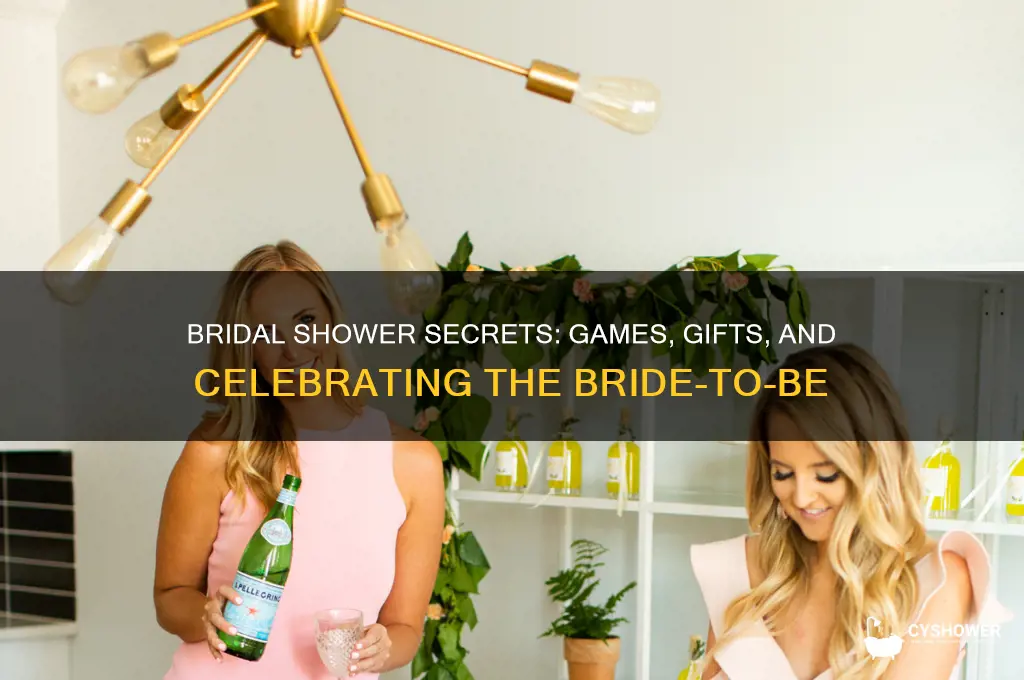 what happens at a bridal shower