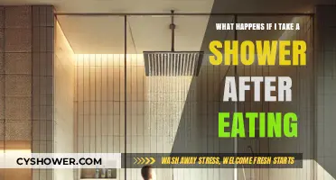 Showering After Eating: Myths, Risks, and What Science Says