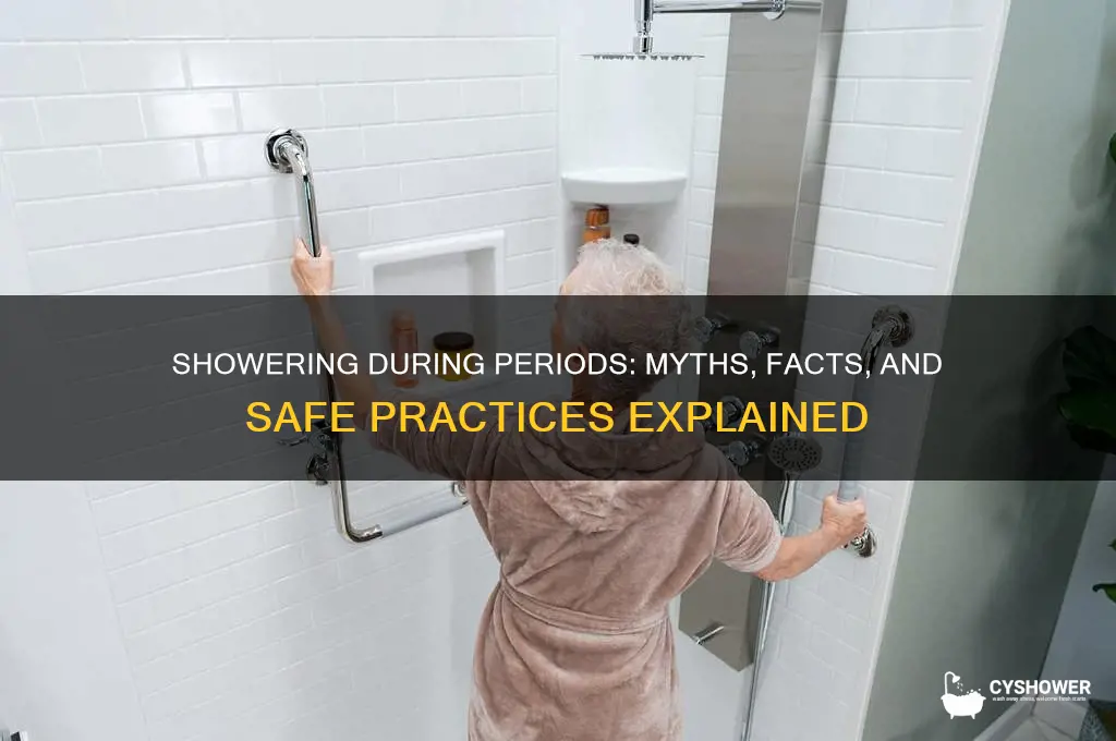 what happens if we take shower in periods
