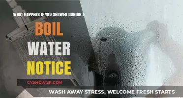 Showering During a Boil Water Notice: Safe or Risky Move?