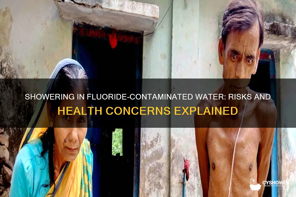 what happens if you shower in flouride contaminated water