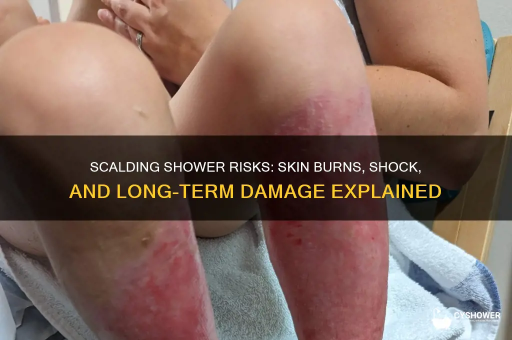 what happens if you shower with scolding water
