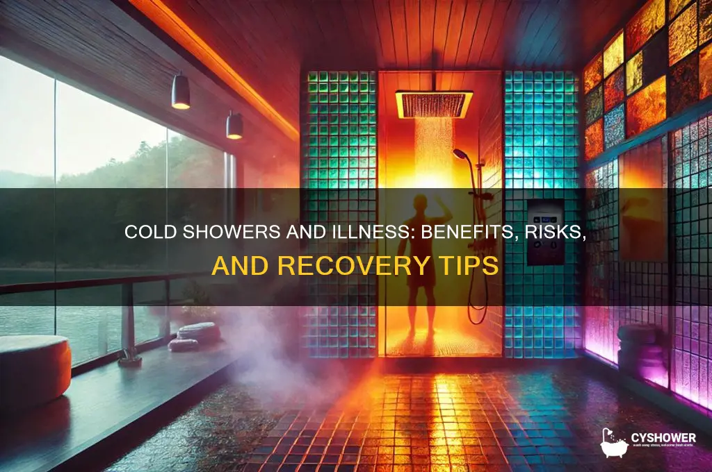 what happens if you take a cold shower while sick