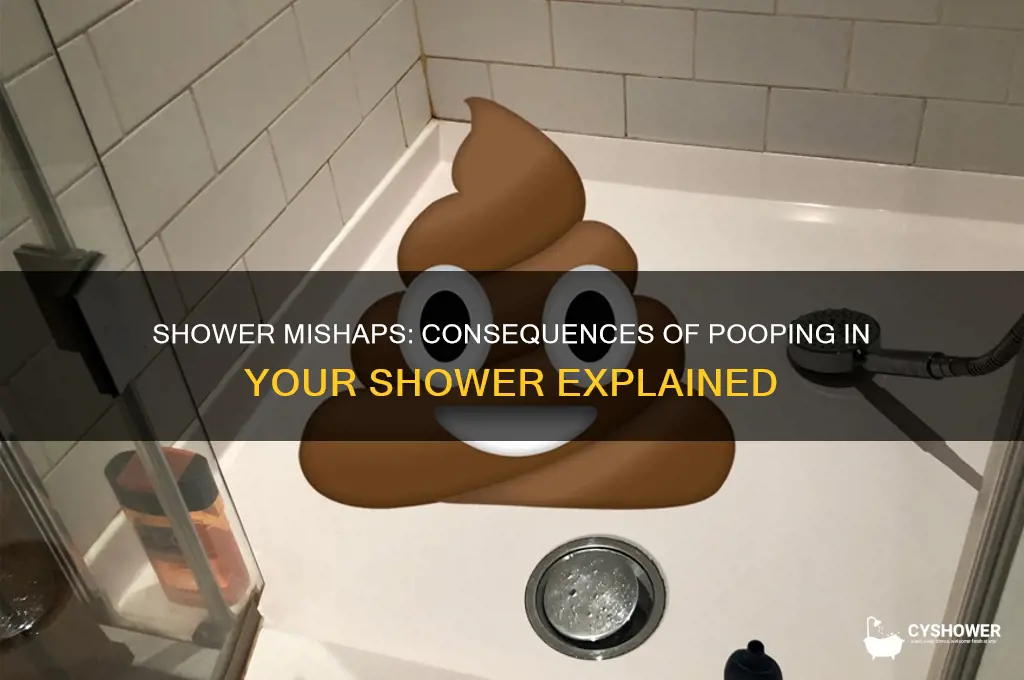 what happens if you take a shit in your shower