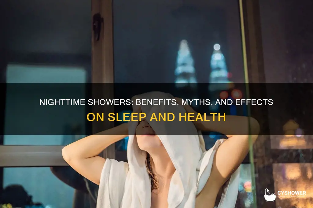 what happens if you take a shower at night