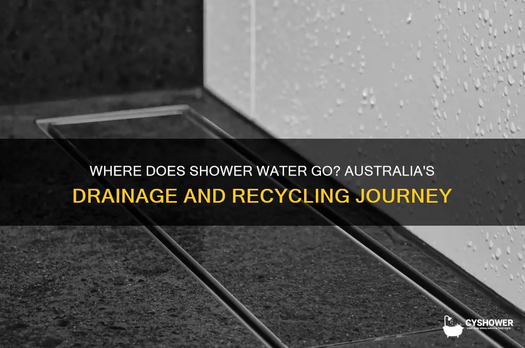 what happens to shower water australia