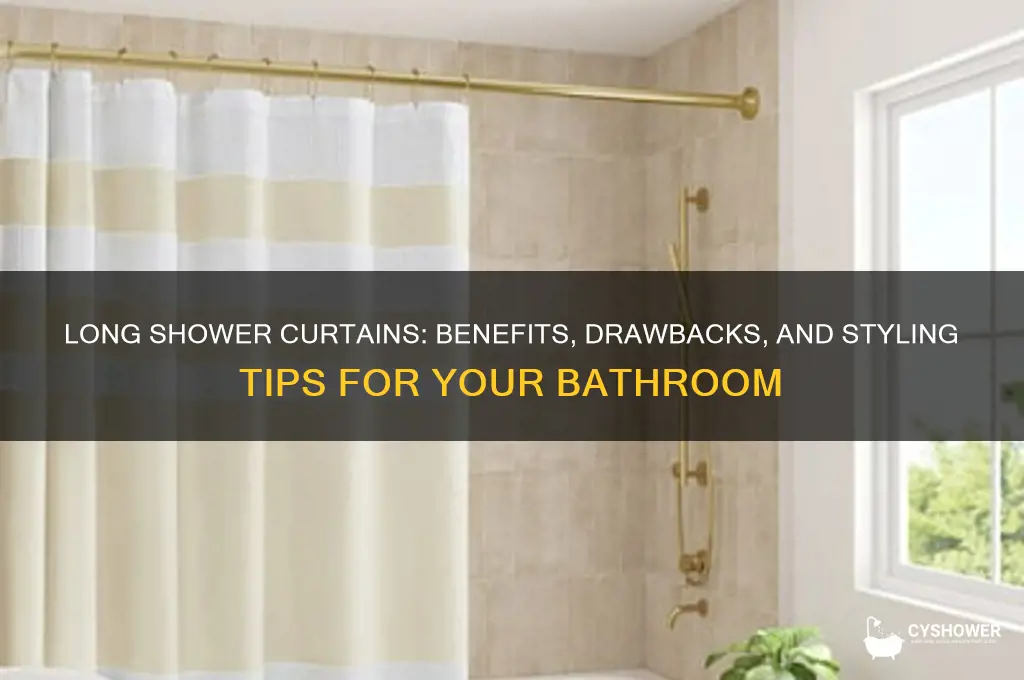 what happens when your shower curtain is long