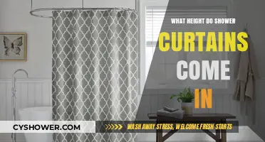 Standard Shower Curtain Heights: Finding the Perfect Fit for Your Bathroom