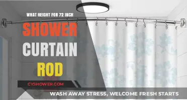 Ideal Height for a 72-Inch Shower Curtain Rod: A Guide
