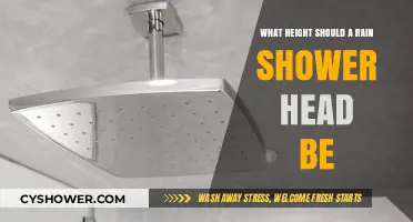Optimal Rain Shower Head Height: A Guide for Comfort and Efficiency