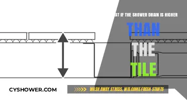 Shower Drain Higher Than Tile? Solutions for Proper Drainage