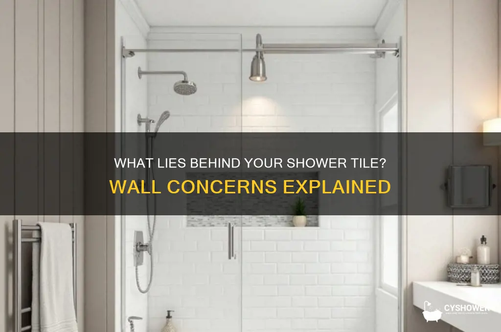 what if wall behind shower tile