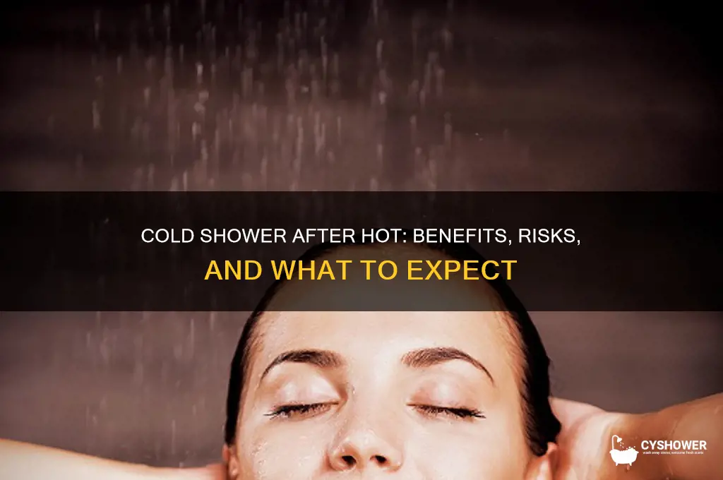 what if you take cold shower right after hot shower