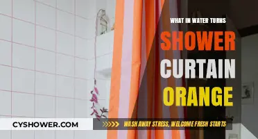 Why Shower Curtains Turn Orange: Uncovering the Water Culprit