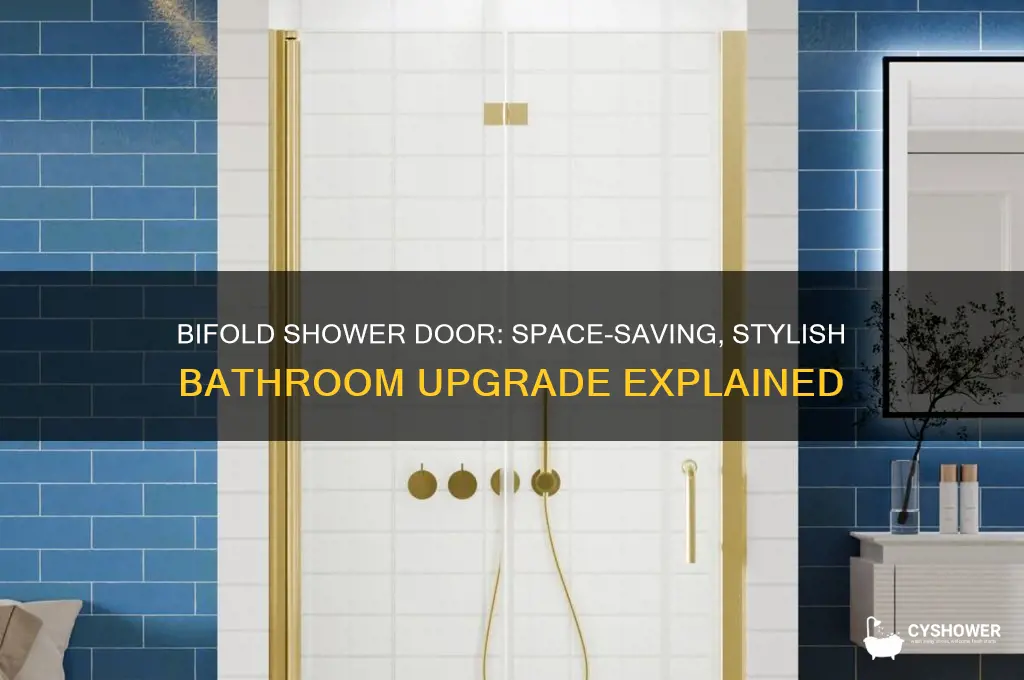 what is a bifold shower door