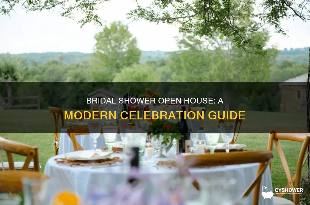 what is a bridal shower open house