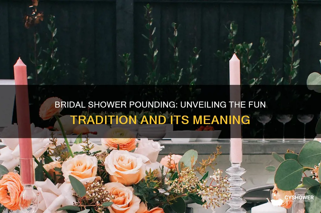 what is a bridal shower pounding