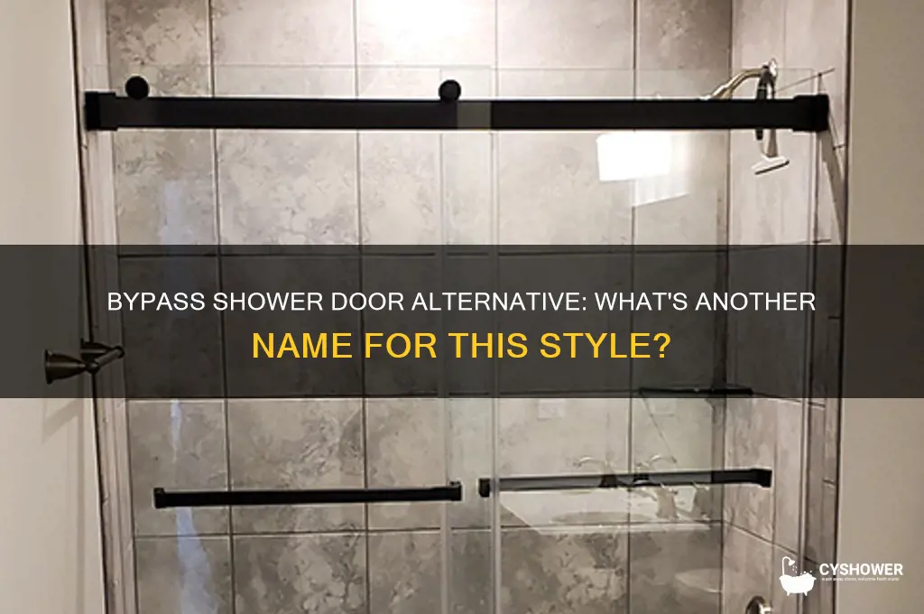 what is a bypass shower door alternative name the spruce