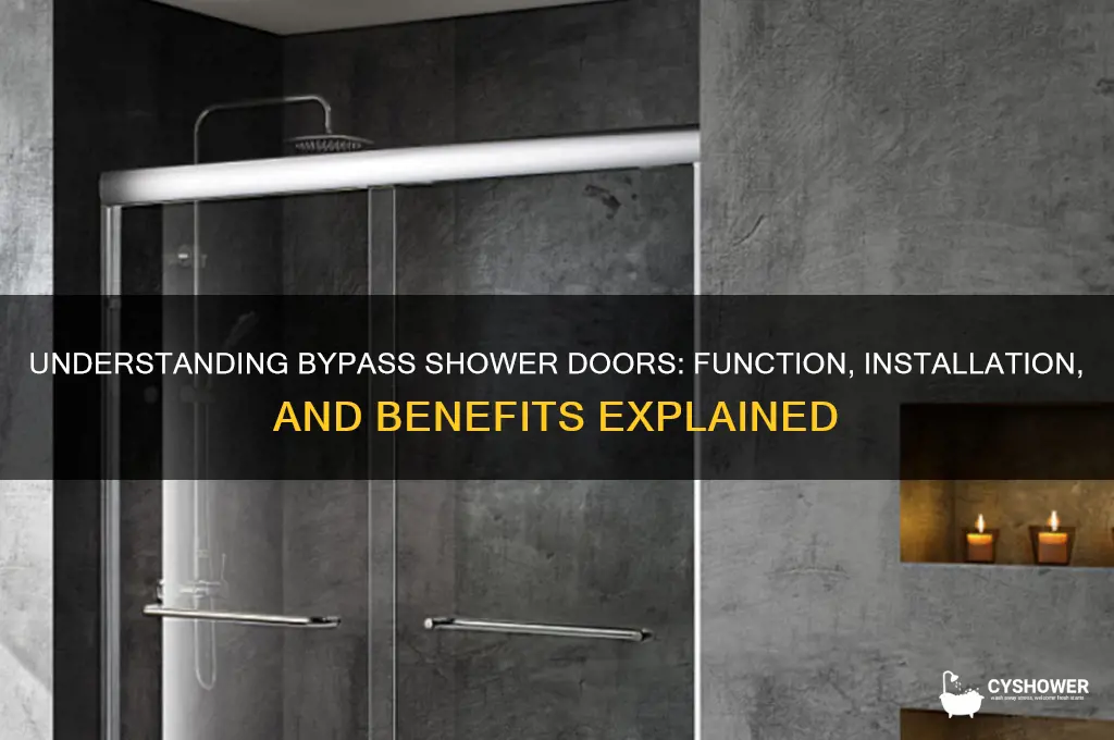 what is a bypass shower door
