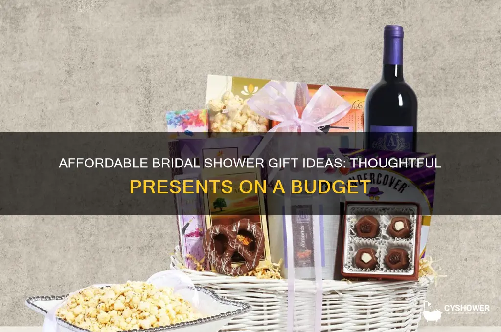 what is a cheap bridal shower gift