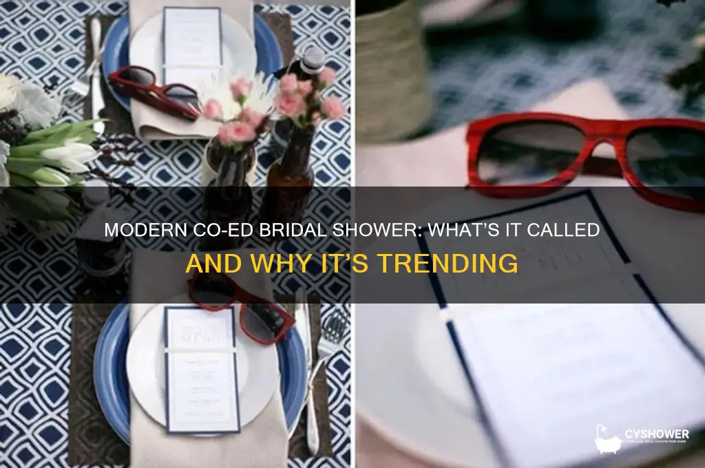 what is a co-ed bridal shower called