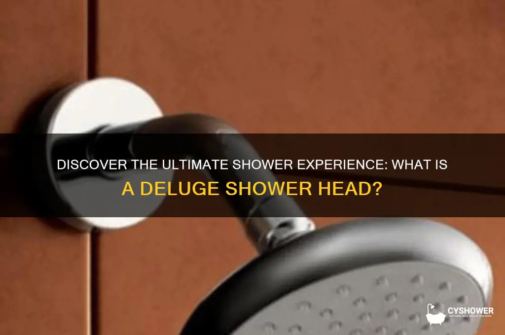 what is a deluge shower head