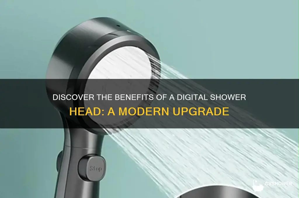 what is a digital shower head