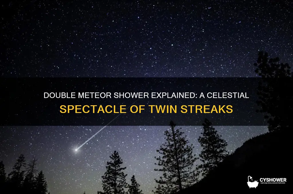 what is a double meteor shower