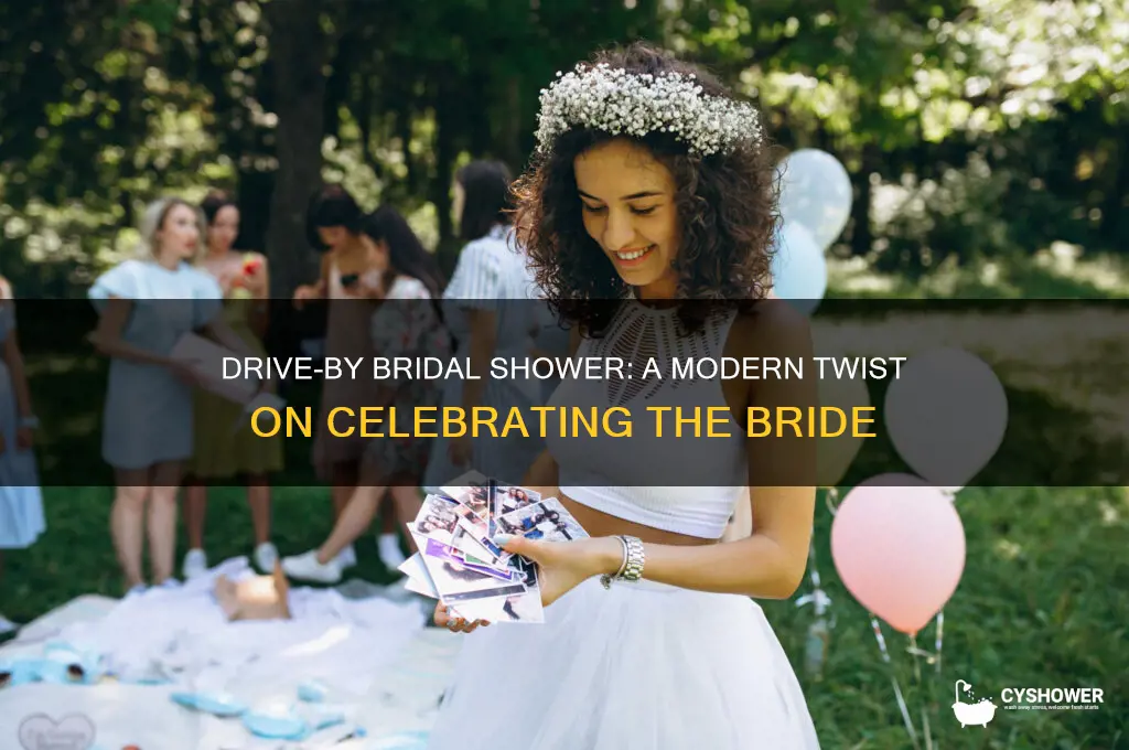 what is a drive by bridal shower