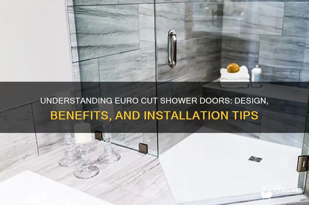 what is a euro cut shower door