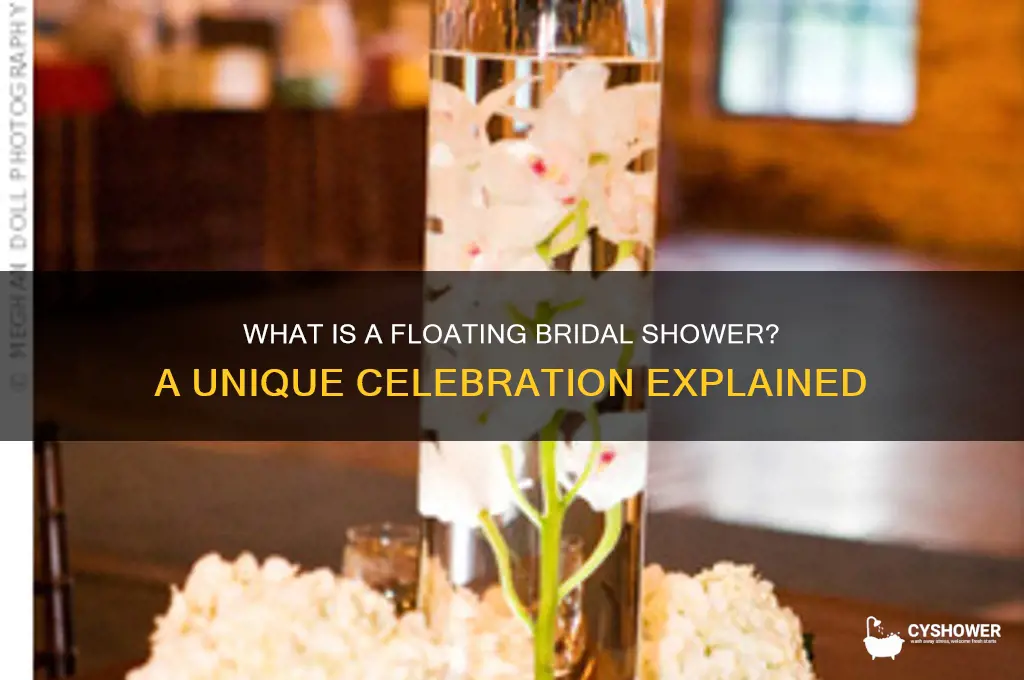 what is a floating bridal shower