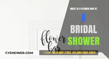 What is a Flower Bar at a Bridal Shower?