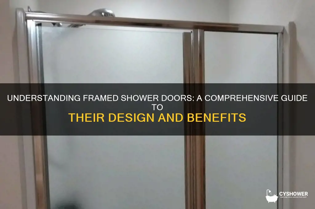 what is a framed shower door