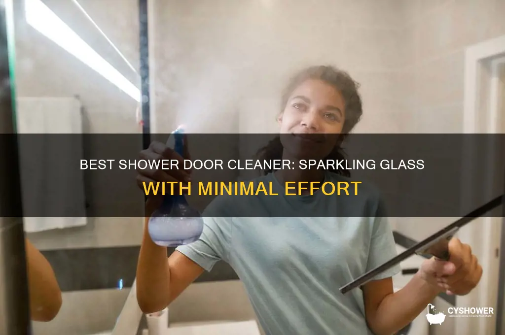 what is a good shower door cleaner