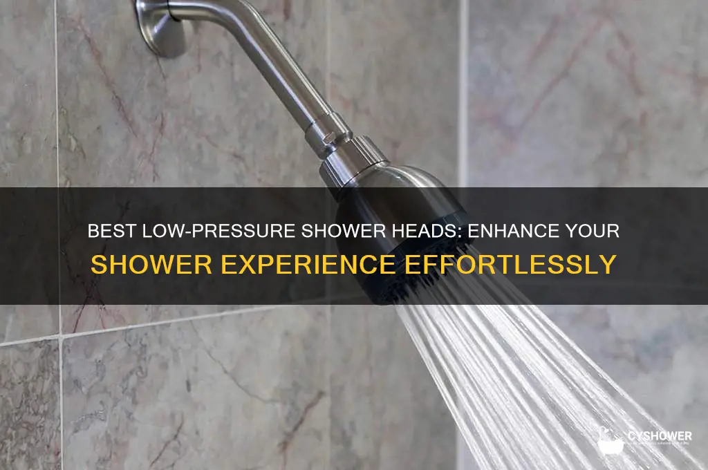 what is a good shower head for low pressure