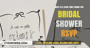 Perfect Bridal Shower RSVP Timeline: When to Expect Guest Responses