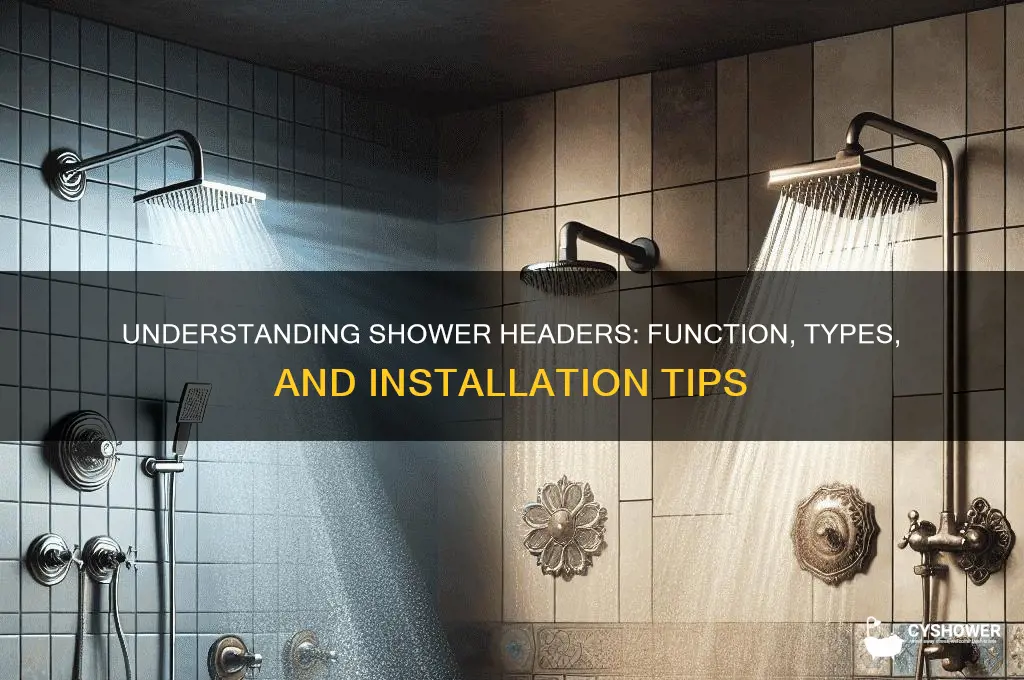 what is a header for shower
