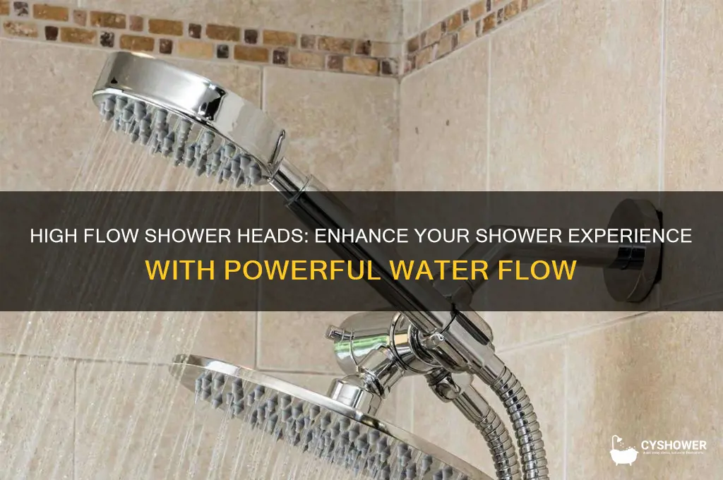 what is a high flow shower head