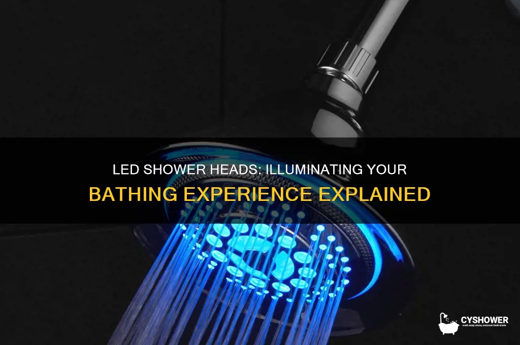what is a led shower head