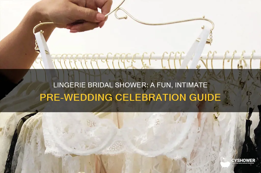 what is a lingerie bridal shower
