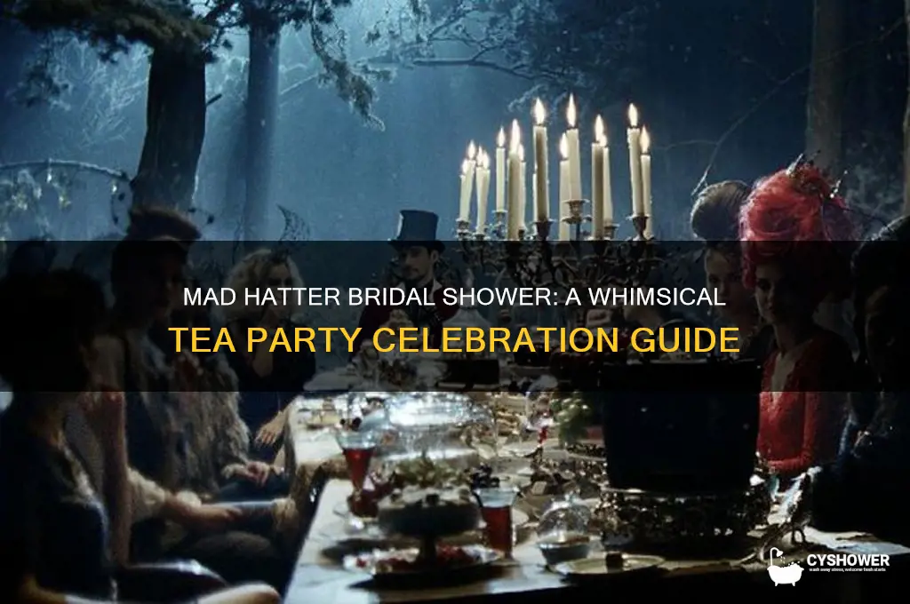 what is a mad hatter bridal shower