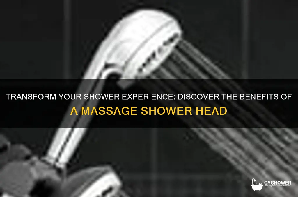 what is a massage shower head