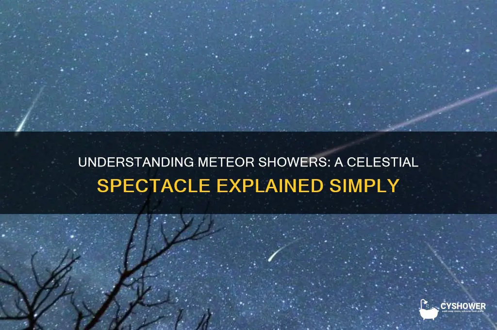 what is a meteor shower definition