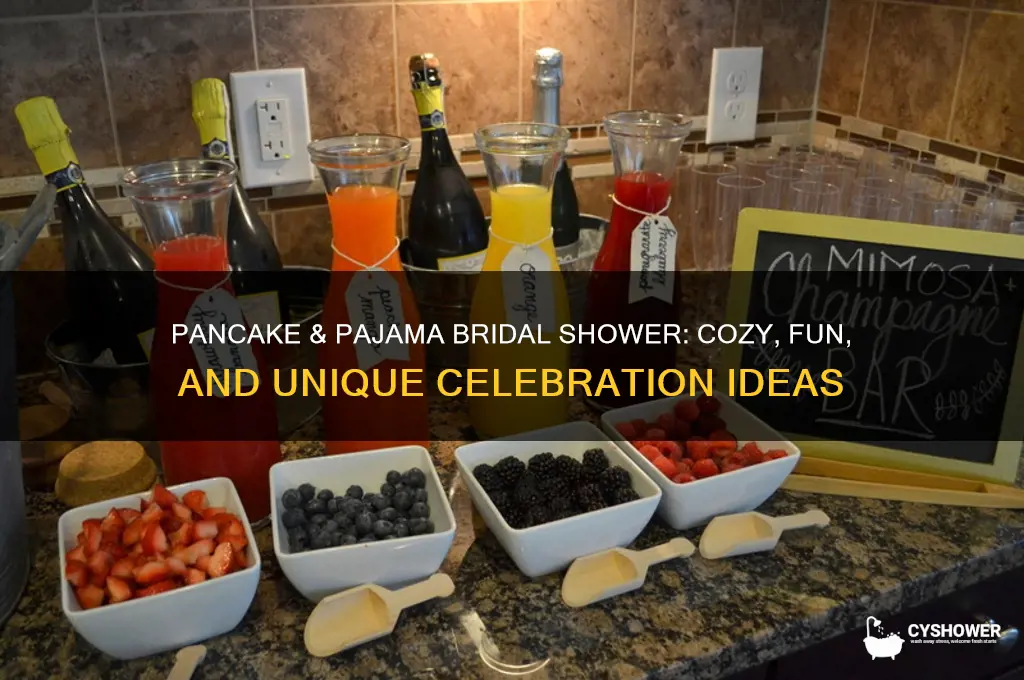what is a pancake and pajama bridal shower