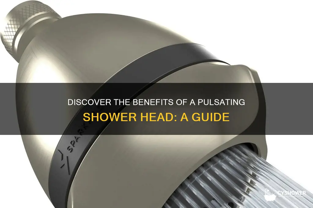 what is a pulsating shower head