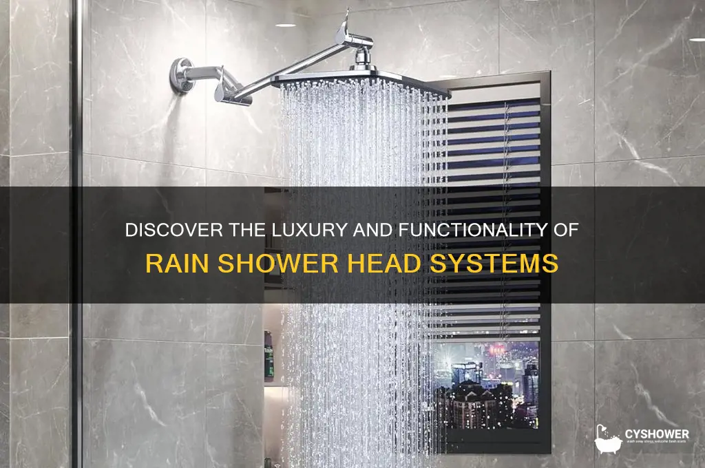 what is a rain shower head system