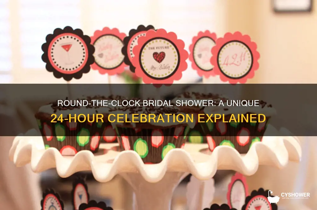 what is a round the clock bridal shower