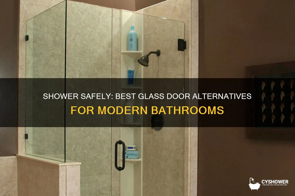 what is a safe alternative to glass shower doors