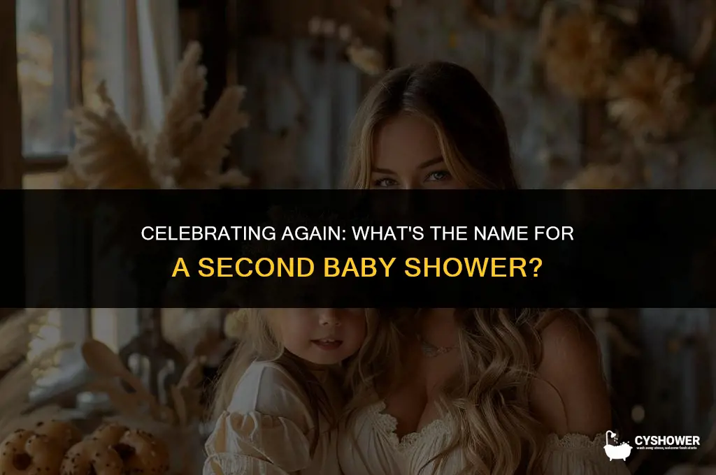 what is a second baby shower called