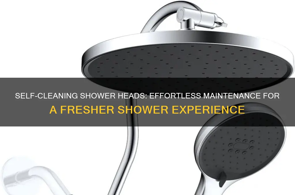 what is a self cleaning shower head